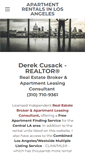 Mobile Screenshot of derekcusack.com